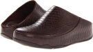 Chocolate FitFlop Gogh Moc Snake for Women (Size 9)