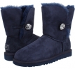 Navy UGG Bailey Button Bling for Women (Size 7)