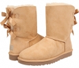 Desert Sand UGG Bailey Bow for Women (Size 5)