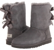 Grey Twinface UGG Bailey Bow for Women (Size 9)