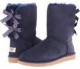 Navy UGG Bailey Bow for Women (Size 5)