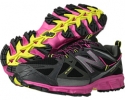 Black/Pink Glo/Neon Yellow New Balance WT610v3 for Women (Size 12)