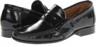 Black Burnished Leather Fitzwell Classic Penny for Men (Size 7)