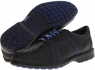 Black Leather/Blue Pintuck Thread Allen-Edmonds Desert Mountain for Men (Size 11.5)