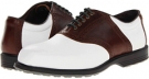White Grain Leather/Brown Leather Allen-Edmonds Muirfield Village for Men (Size 7.5)