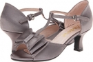 Pewter Satin Amiana 15-A5226 for Kids (Size 6)