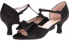 Black Satin Amiana 15-A5226 for Kids (Size 13)