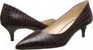 Dark Brown Croco Nine West Illumie for Women (Size 7)