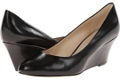 Black 2 Leather Nine West Mela for Women (Size 12)