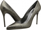 Pewter Foil Nappa Stuart Weitzman Nouveau for Women (Size 9.5)