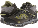 Charcoal/Moss Merrell Allout Blaze Mid Waterproof for Women (Size 6)