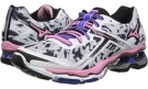 White/Sea Pink/Dazzling Blue Mizuno Wave Creation 15 for Women (Size 6.5)