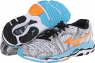 White/Bright Marigold/Aquarius Mizuno Wave Paradox for Women (Size 6)