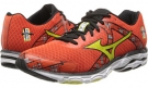 Tangerine Tango/Sulfur Spring/Black Mizuno Wave Inspire 10 for Men (Size 8)