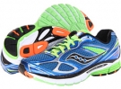 Blue/Slime/Orange Saucony Guide 7 for Men (Size 8.5)