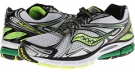 White/Green/Citron Saucony Hurricane 16 for Men (Size 12.5)