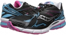 Black/Blue/Pink Saucony Hurricane 16 for Women (Size 9.5)