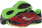 Red/Black/Green Saucony Peregrine 4 for Men (Size 8)