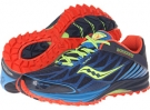 Blue/Red/Citron Saucony Peregrine 4 for Men (Size 11)