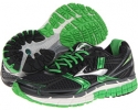 Black/Speed Green/Silver Brooks Adrenaline GTS 14 for Men (Size 11.5)