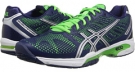 Navy/Silver/Neon Green ASICS Gel-Solution Speed 2 for Men (Size 6.5)