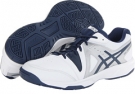 White/Navy/Silver ASICS Gel-Gamepoint for Men (Size 14)