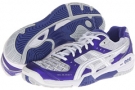 Purple/White/Lightning ASICS Gel-Blade 4 for Women (Size 12)