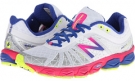 White/Purple New Balance W890v4 for Women (Size 7)