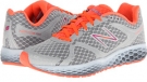 Silver/Coral New Balance Fresh Foam 980 for Women (Size 8)