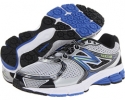 Silver/Blue New Balance M680v2 for Men (Size 13)