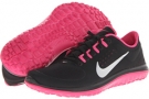 Black/Vivid Pink/Metallic Silver Nike FS Lite Run for Women (Size 6)