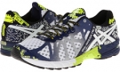 White/Navy/Flash Yellow ASICS GEL-Noosa Tri 9 for Men (Size 8.5)