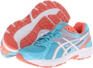 Light Blue/White/Coral ASICS GEL-Contend 2 for Women (Size 5.5)