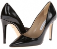 Black Saffiano Patent Diane von Furstenberg Bethany for Women (Size 9.5)