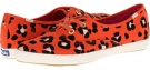 Cyber Orange Cyber Cheetah Flocked Canvas Kate Spade New York Pointer for Women (Size 5)