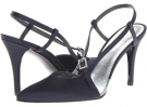 Navy Satin Stuart Weitzman Bridal & Evening Collection Globiased for Women (Size 5)