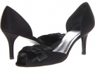 Black Satin Stuart Weitzman Bridal & Evening Collection Trebow for Women (Size 5)