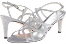 Silver Nocturn Stuart Weitzman Bridal & Evening Collection Turningup for Women (Size 4.5)