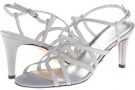 Silver Nocturn Stuart Weitzman Bridal & Evening Collection Turningup for Women (Size 8)