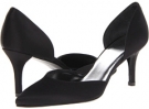 Black Satin Stuart Weitzman Bridal & Evening Collection Twice for Women (Size 8.5)