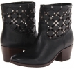 Black Soft Full Grain Frye Courtney Stud Overlay Bootie for Women (Size 7)