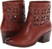 Burnt Red Soft Full Grain Frye Courtney Stud Overlay Bootie for Women (Size 8)