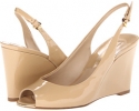 Dark Nude 18K Patent Michael Kors Collection Vikki for Women (Size 8.5)