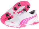 White/Fluo Pink PUMA Golf Biofusion for Women (Size 9)