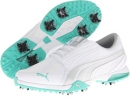 White/Silver/Aqua Splash PUMA Golf Biofusion for Women (Size 8)