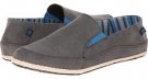 Light Grey/Black Ocean Minded Espadrilla Washed Slip On for Men (Size 8)