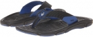 Black/Blue Hawaiian OluKai Kai Ko for Men (Size 7)