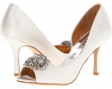 White Satin Badgley Mischka Pearson for Women (Size 6)