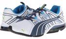 White/Majolica Blue/Lime Green PUMA PowerTech Voltaic for Men (Size 12)