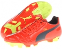 Flur Peach/Ombre Blue/Fluro PUMA Evopower 4 FG for Men (Size 14)